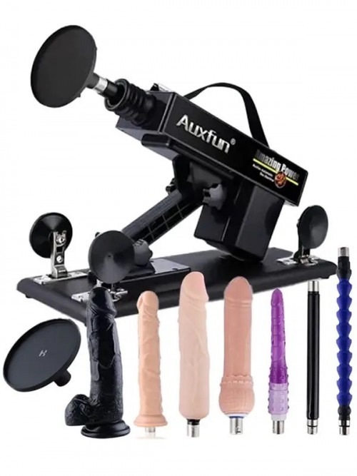 Auxfun 3XLR Vantuz Adaptörlü Seks Makinesi 2