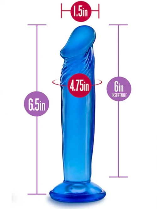 B Yours Sweet’n Hard 6 Anal Dildo 15 cm Mavi 5