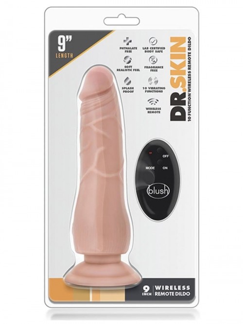 Dr. Skin 10 Function Wireless Realistik Penis 18 cm 2