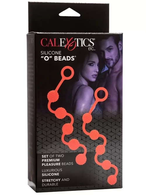 CalExotics Beads Silikon Anal Toplar Orange 2