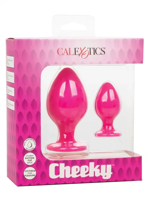 CalExotics Cheeky Buttplug 2’li Anal Plug Set 3