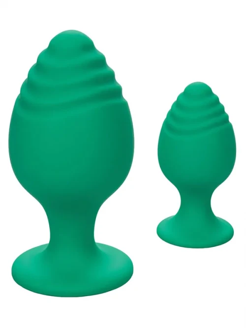 CalExotics Cheeky Buttplug 2’li Anal Plug Set Yeşil