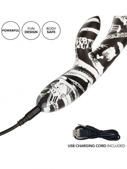 CalExotics Hype Dual Wand Şarjlı Rabbit Vibratör 5