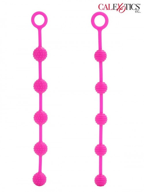 CalExotics Posh O Beads Pink Anal Toplar 3