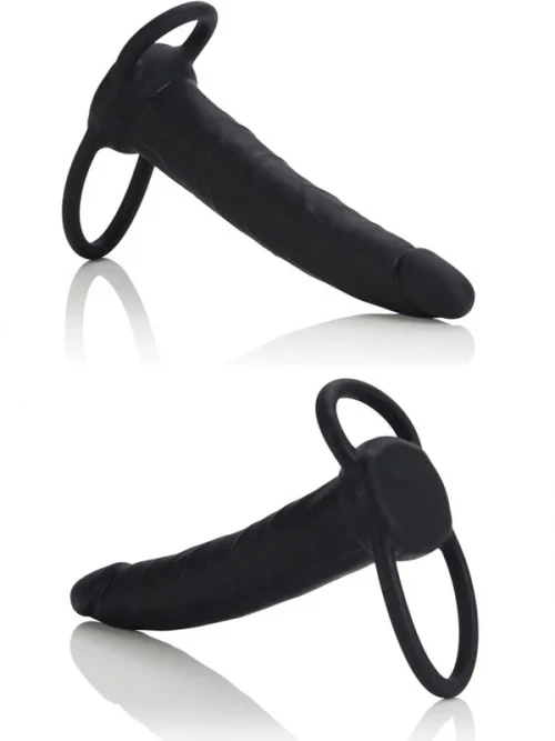 California Excotic Dual Penetrator Bağlamalı Dildo Siyah 3