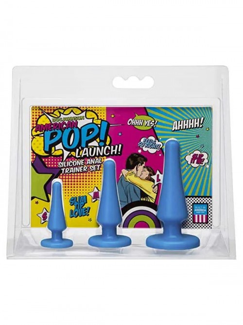 Doc Johnson Launch! Anal Başlangıç Seti Mavi 2