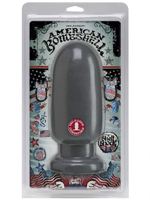 Doc Johnson American Bombshell Shell Shock Large Gun Metal 2