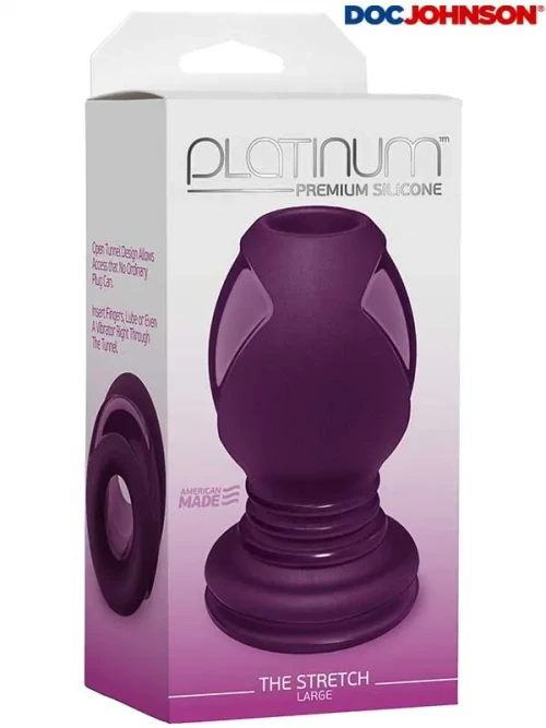 Doc Johnson Platinum The Stretch Large Tünel Plug Mor 3