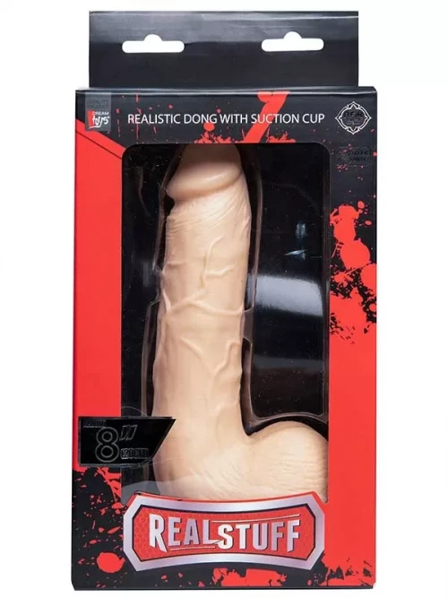 RealStuff Vantuzlu Gerçekçi Realistik Dildo 20 cm 3