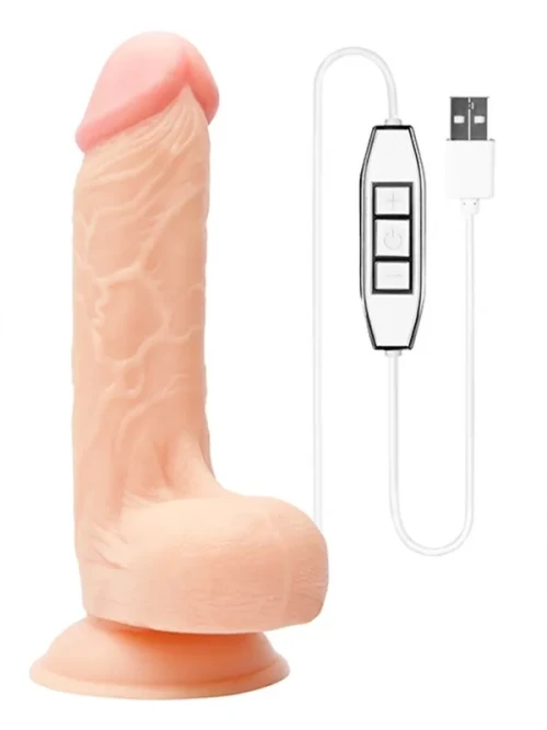 Realstuff USB Kontrollü 19 cm Realistik Vibratör 2
