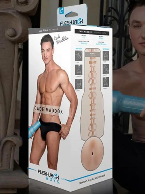 Fleshjack Boys Cade Maddox Alpha Premium Anal Mastürbatör Ek Resim