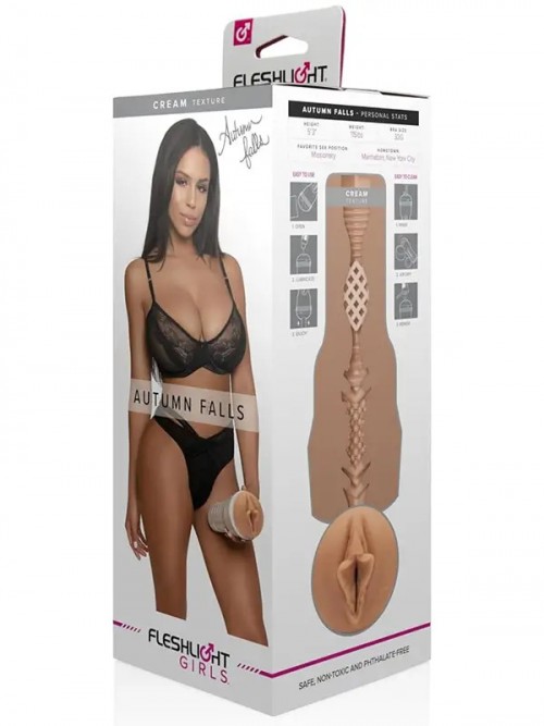 Fleshlight Girls Autumn Falls Cream Vajina Mastürbatör Ek Resim