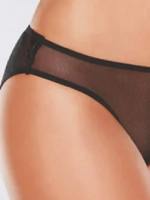 Fiyonklu Transparan Fantezi Kadın Külot 2