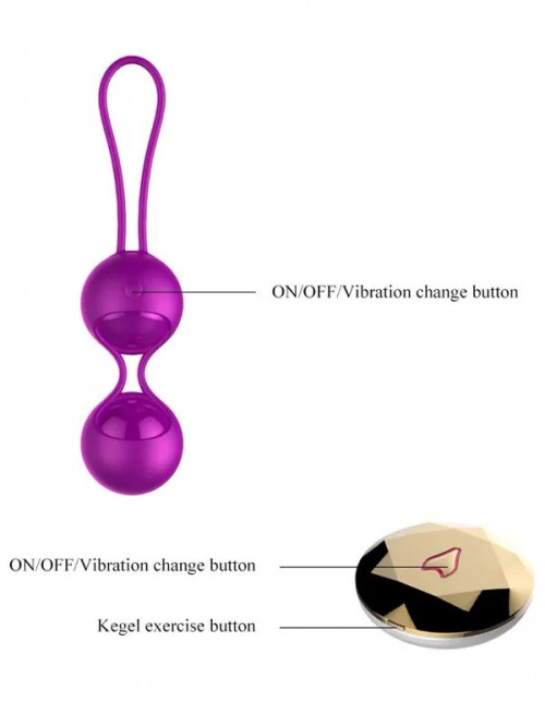 FoxShow M3 BenWa Uzaktan Kumandalı Şarjlı Orgazm Topları 5