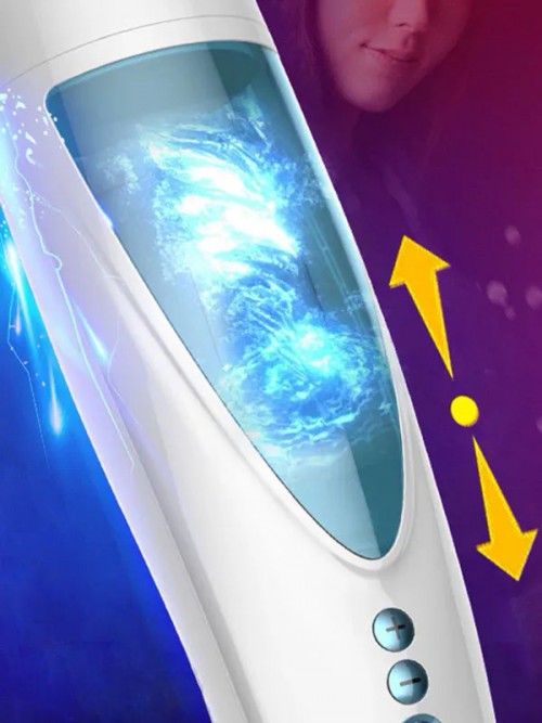 FoxShow M10 İleri Geri ve Dönme Hareketli Şarjlı Mastürbatör 5