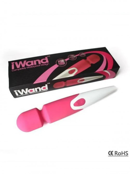 iWand Fairy Şarjlı Ultra Güçlü Wand Masaj Vibratörü Pembe 5