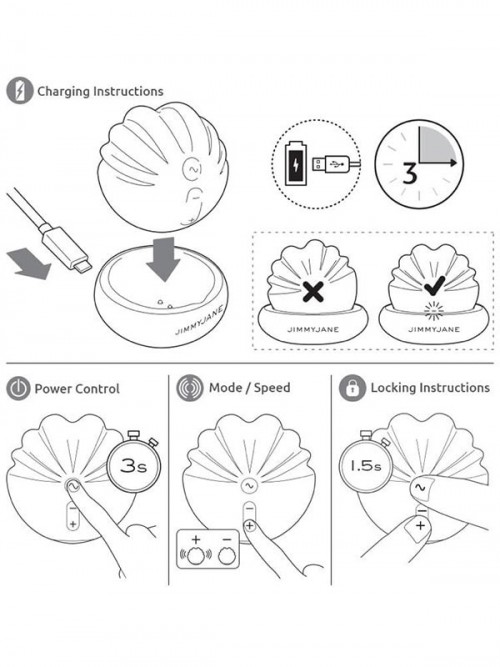 JimmyJane Coral Love Pods Şarjlı Çift Motorlu Orgazm Vibratörü 6