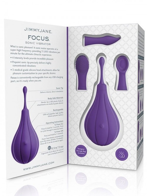 JimmyJane Focus Sonic Şarjlı Orgazm Vibartörü 2