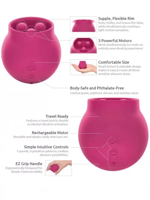 JimmyJane Halo Love Pods Şarjlı Üç Motorlu Orgazm Vibratörü Ek Resim