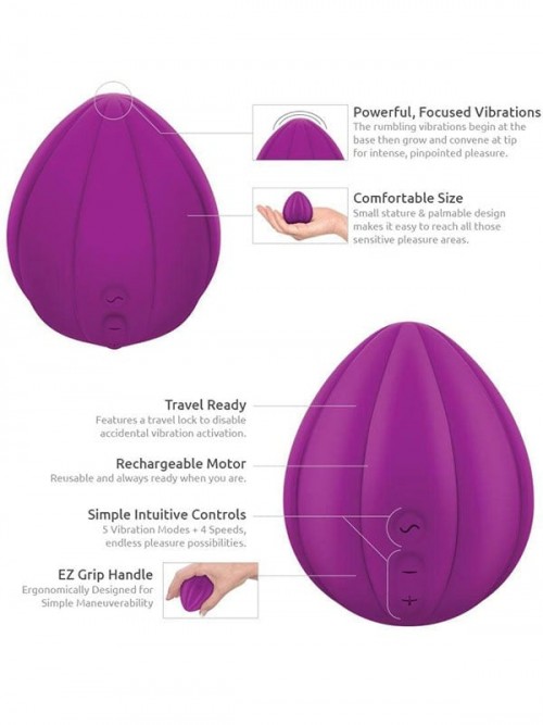 JimmyJane Love Pod Om Şarjlı Lüks Orgazm Vibratörü 6