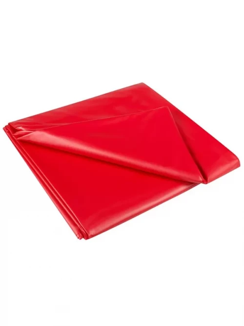 Wetgames Sex Latex Kırmızı Yatak Örtüsü 180 x 220 cm