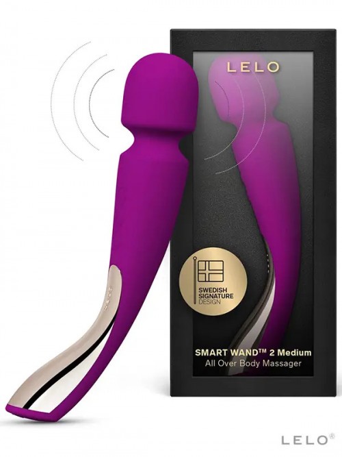 LELO Smart Wand 2 Large Deep Rose Ek Resim
