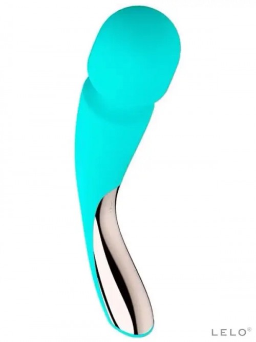 LELO Smart Wand 2 Medium Ultra Güçlü Wand Vibratör Mavi 2