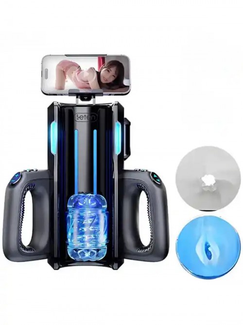 Leten Rocket Thrusting-Pro Yüksek Hızlı Otomatik Sesli Şarjlı Mastürbatör 6