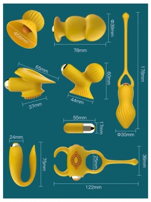 Çiftler için 7 Parça Ön Sevişme Seti 2