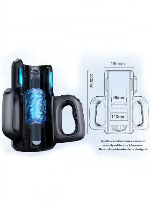 Leten Rocket Thrusting-Pro Yüksek Hızlı Otomatik Sesli Şarjlı Mastürbatör Ek Resim