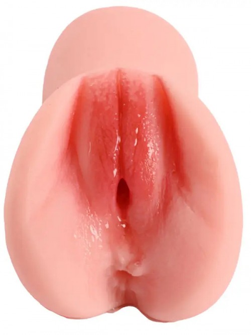 Et Dokusunda Anal ve Vajinal Çift Girişli Mastürbatör 4