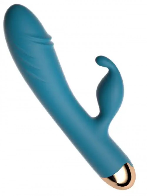 Dönme Hareketli Şarjlı 10 Titreşim Modlu Tavşan Vibratör 20 cm 3