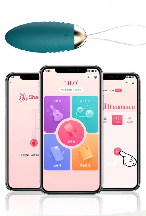 Telefon Kontrollü Giyilebilir Şarjlı EGG Vibratör 3