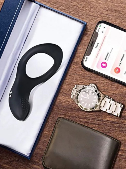 Lovense Diamo Telefon Kontrollü Titreşimli Penis Halkası 2