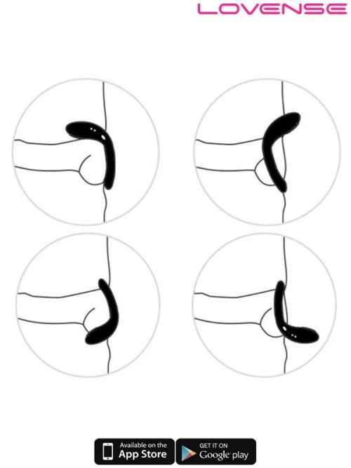 Lovense Diamo Telefon Kontrollü Titreşimli Penis Halkası 4