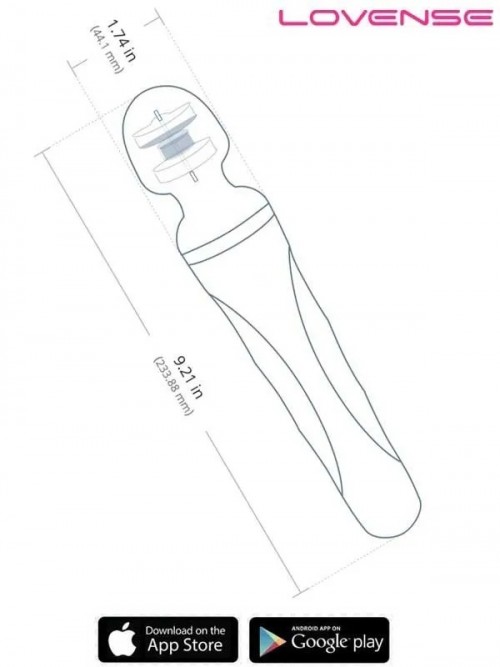 Lovense Domi 2 Ultra Güçlü Akıllı Telefon Uyumlu Wand Vibratör 2