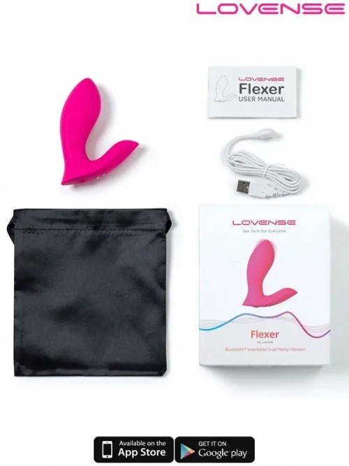 Lovense Flexer Telefon ve Bluetooth Kontrollü Giyilebilir Vibratör 4