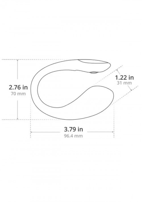 Lovense LUSH Mini Telefon Kontrollü Giyilebilir G-Noktası Vibaratörü Ek Resim