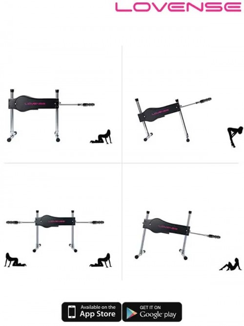 Lovense Sex Machine Telefon Kontrollü Ayarlanabilir Seks Makinesi 5