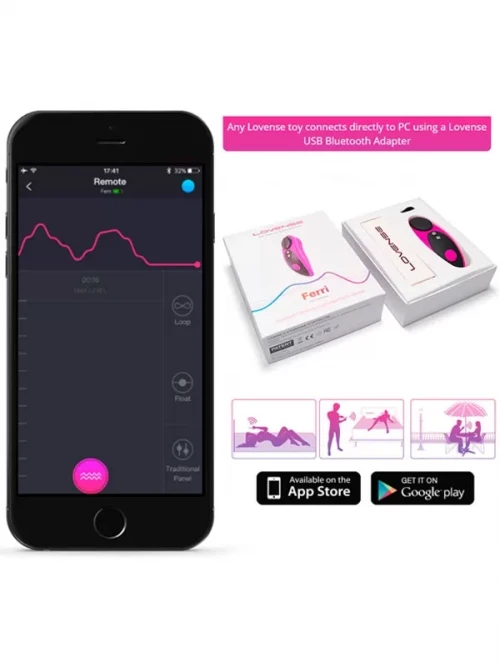 Lovense Ferri Telefon Kontrollü Külot İçi Giyilebilir Vibratör 4