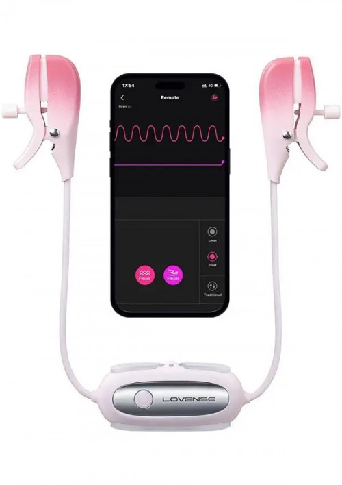 Lovense Gemini Titreşimli ve Telefon Kontrollü Meme Kelepçeleri 2