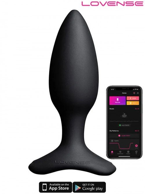 Lovense HUSH 2 Telefon ve Bluetooth Kontrollü Anal Plug 1.5″