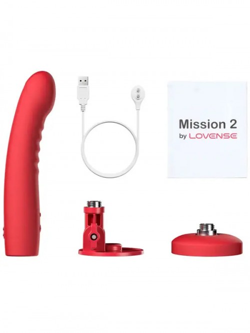 Lovense Mission 2 Telefon Kontrollü Dokunmaya Duyarlı Titreşimli Vibratör Ek Resim