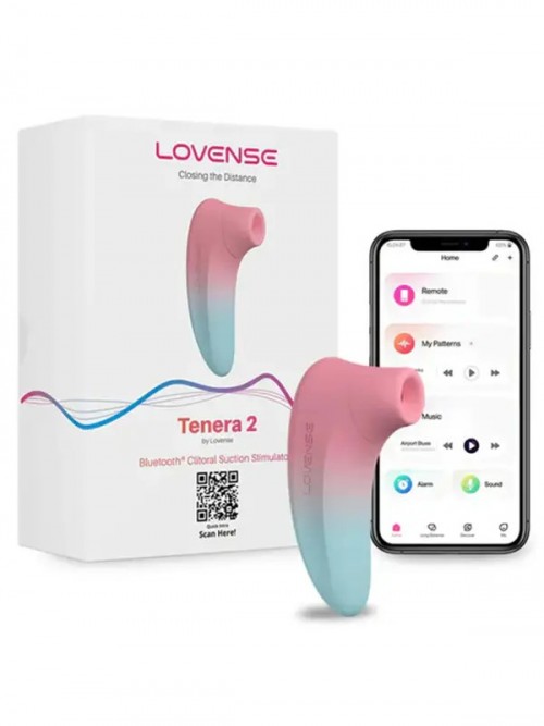 Lovense Tenera 2 Telefon Kontrollü Klitoral Emiş Vibratörü Ek Resim