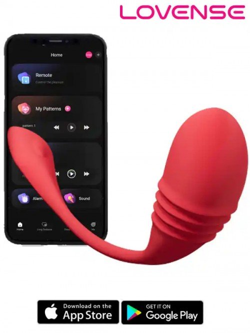 Lovense Vulse Telefon Kontrollü Giyilebilir İtme Hareketli Vibratör