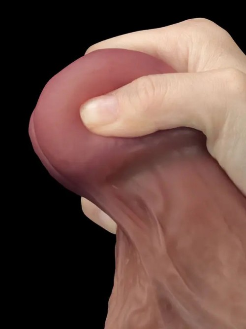 Lovetoy 10.5” Dual Layered Silicone Cock XXL 27cm Ek Resim