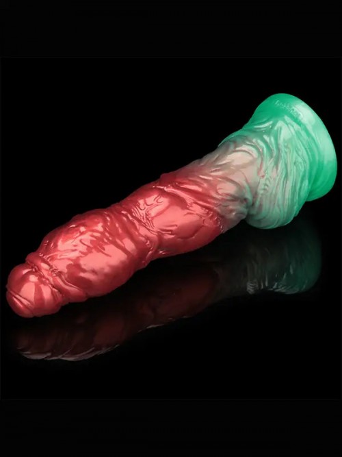 Lovetoy 10” Dual Density Silicone Şişirilebilir Monster Dildo 5