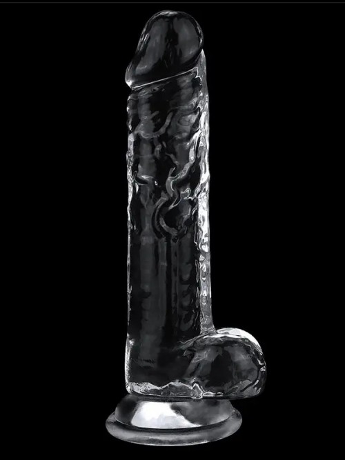 LoveToy 7.5” Flawless Clear Dildo Esnek Jel Dildo 19 cm 2