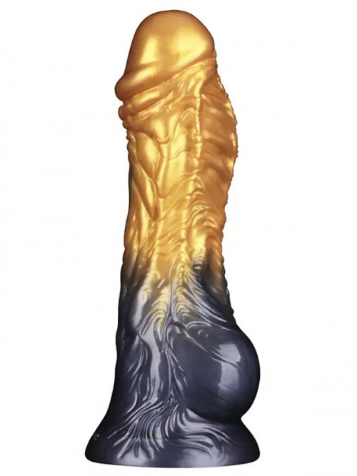 Lovetoy 8” Dual Density Silicone Şişirilebilir Monster Dildo Ek Resim