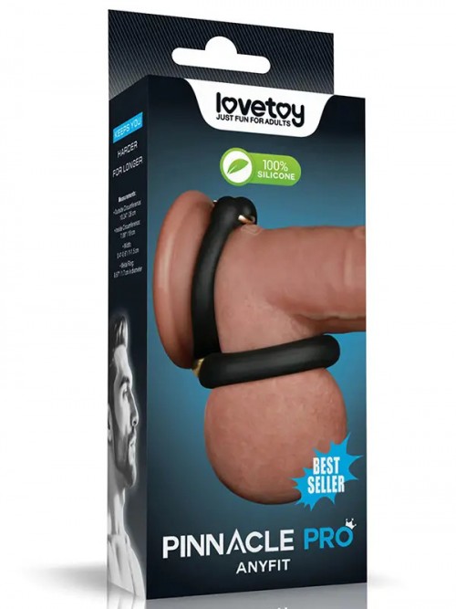 LoveToy Pinnacle Pro Anyfit Stretcher Esnek Penis ve Testis Halkası Ek Resim